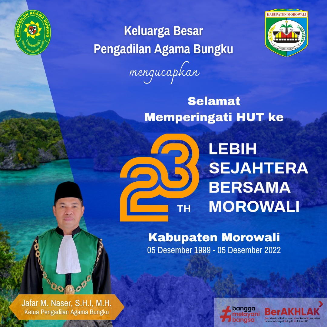 Ucapan Hut Morowalii