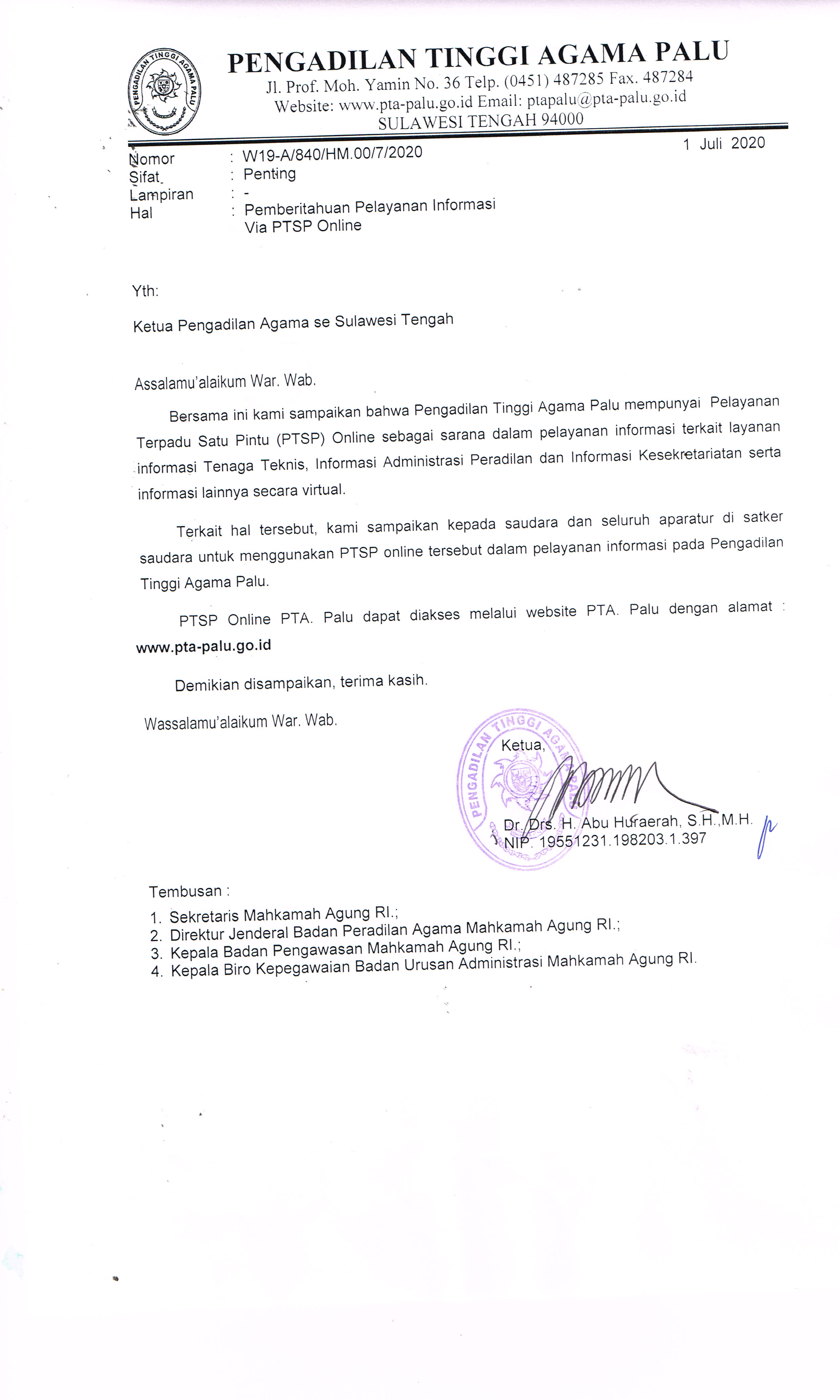 pelayanan informasi via PTSP02072020